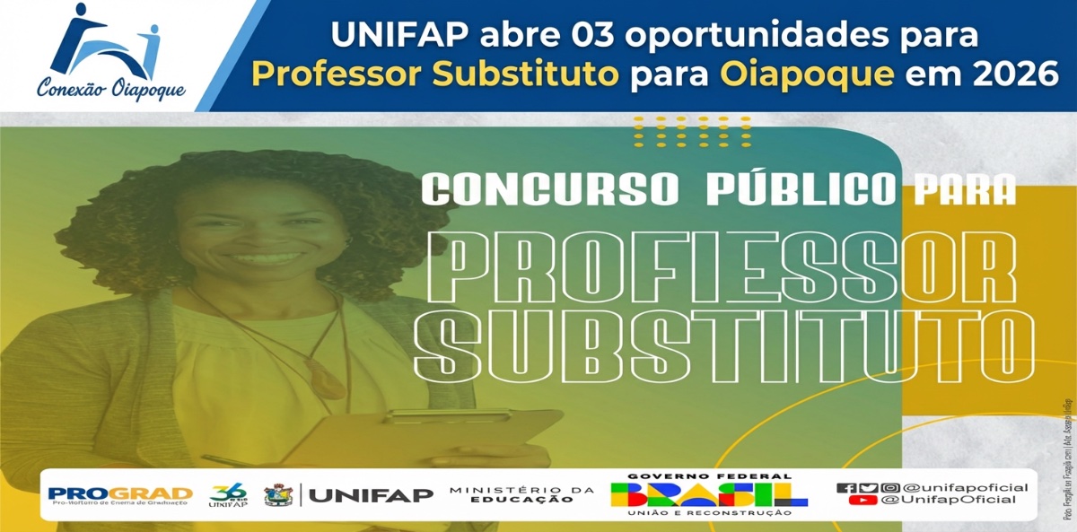 UNIFAP abre 32 vagas para Professor Substituto em 2026