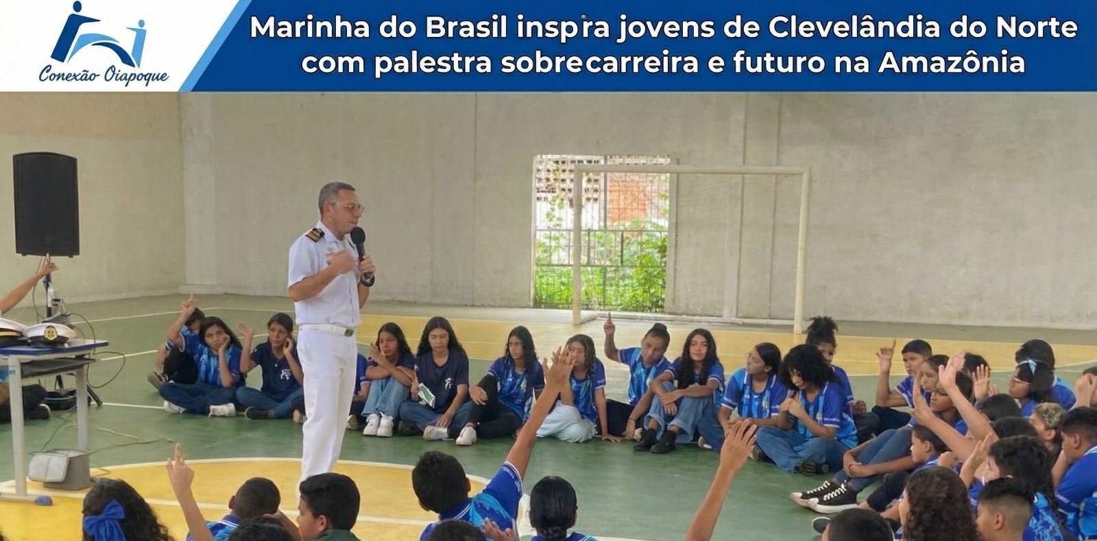 Marinha do Brasil palestra sobre carreira e futuro na Amazônia