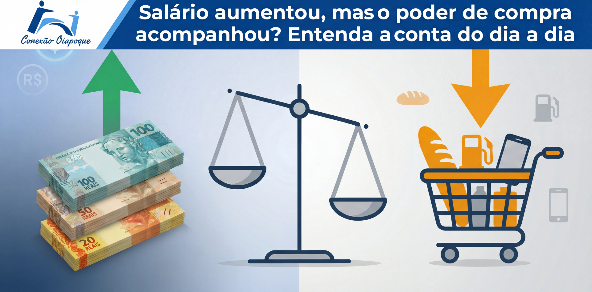 Salário aumentou, mas o poder de compra acompanhou? Entenda a conta do dia a dia