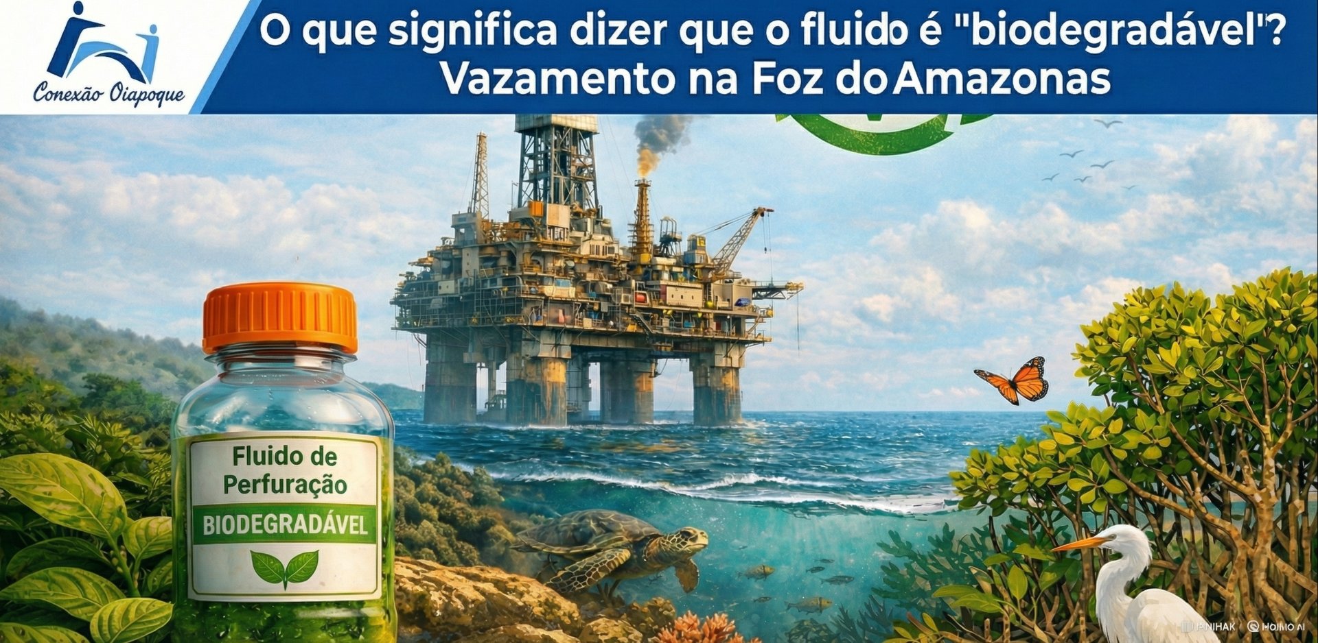O que significa dizer que o fluido é “biodegradável”? Vazamento na Foz do Amazonas