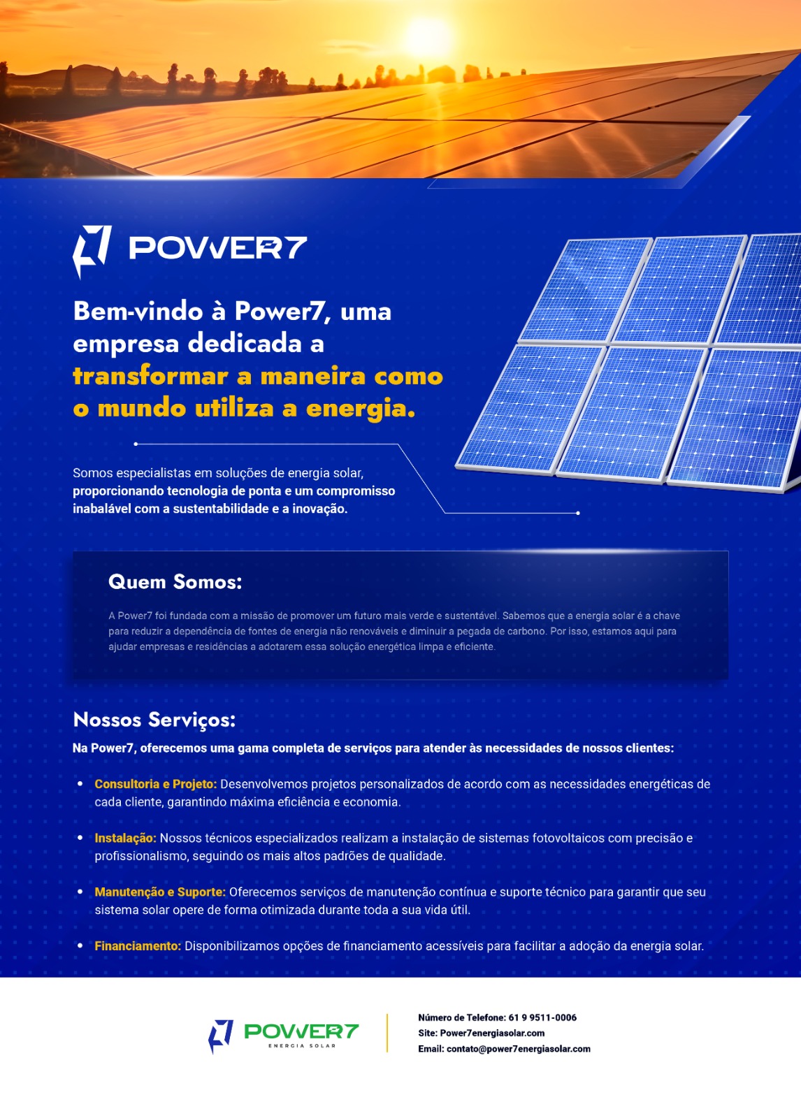 Fachada Power7 Energia Solar