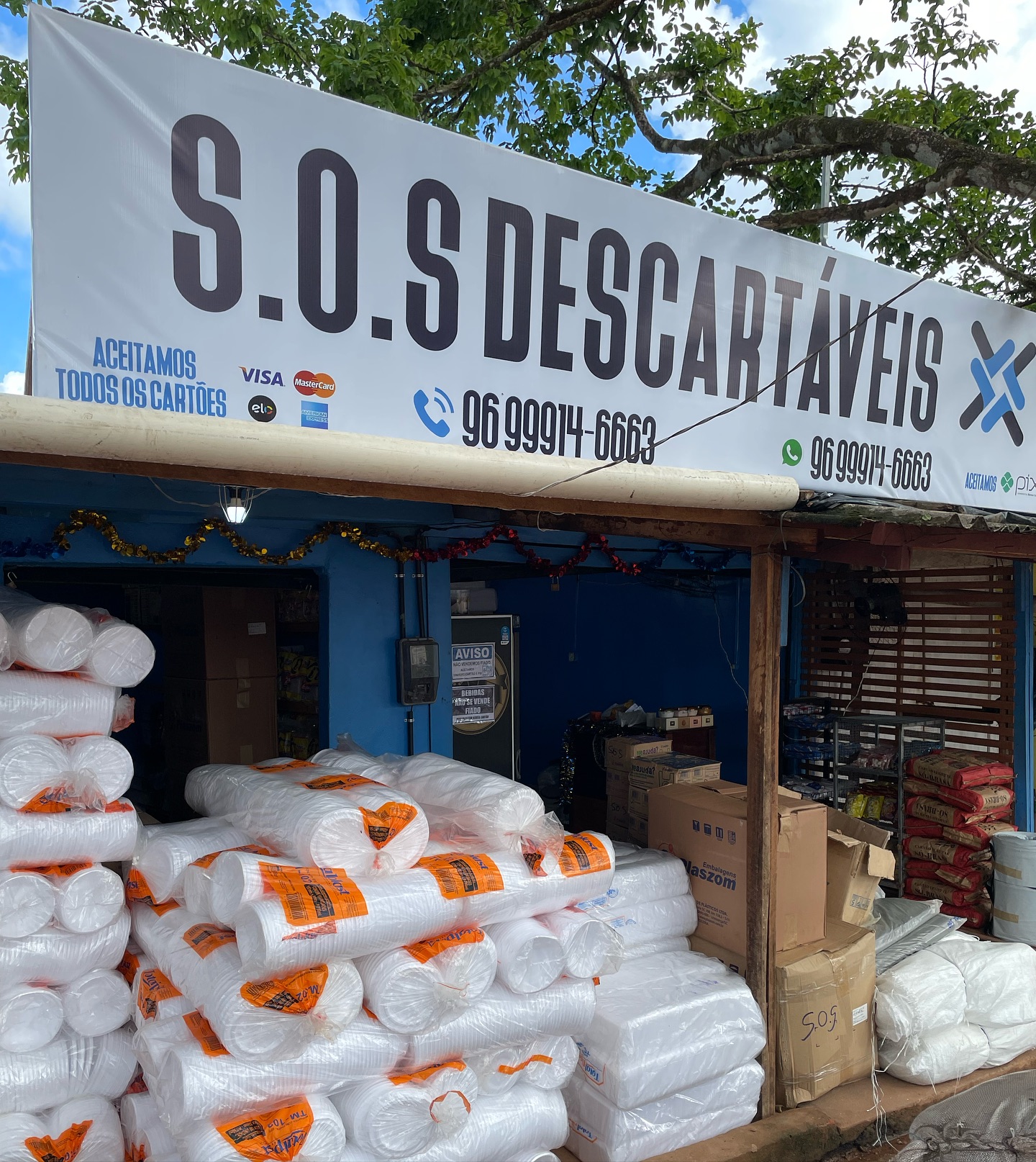 Fachada SOS Descartáveis