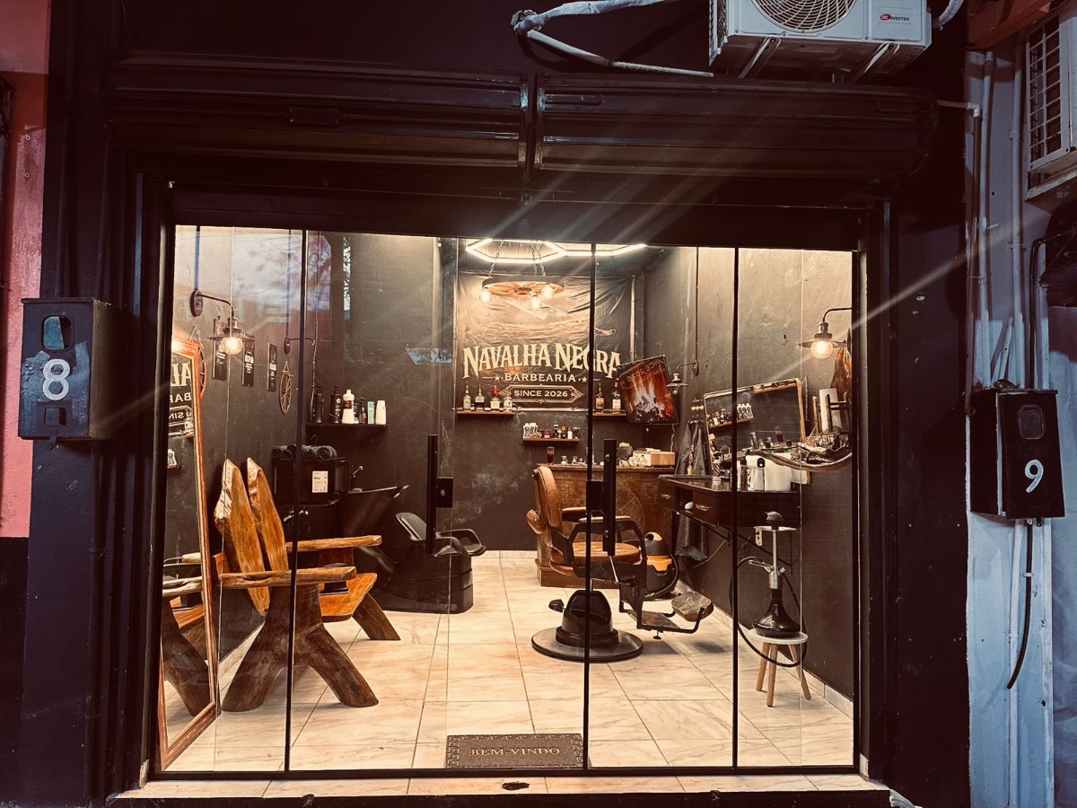 Fachada Navalha Negra Barbearia