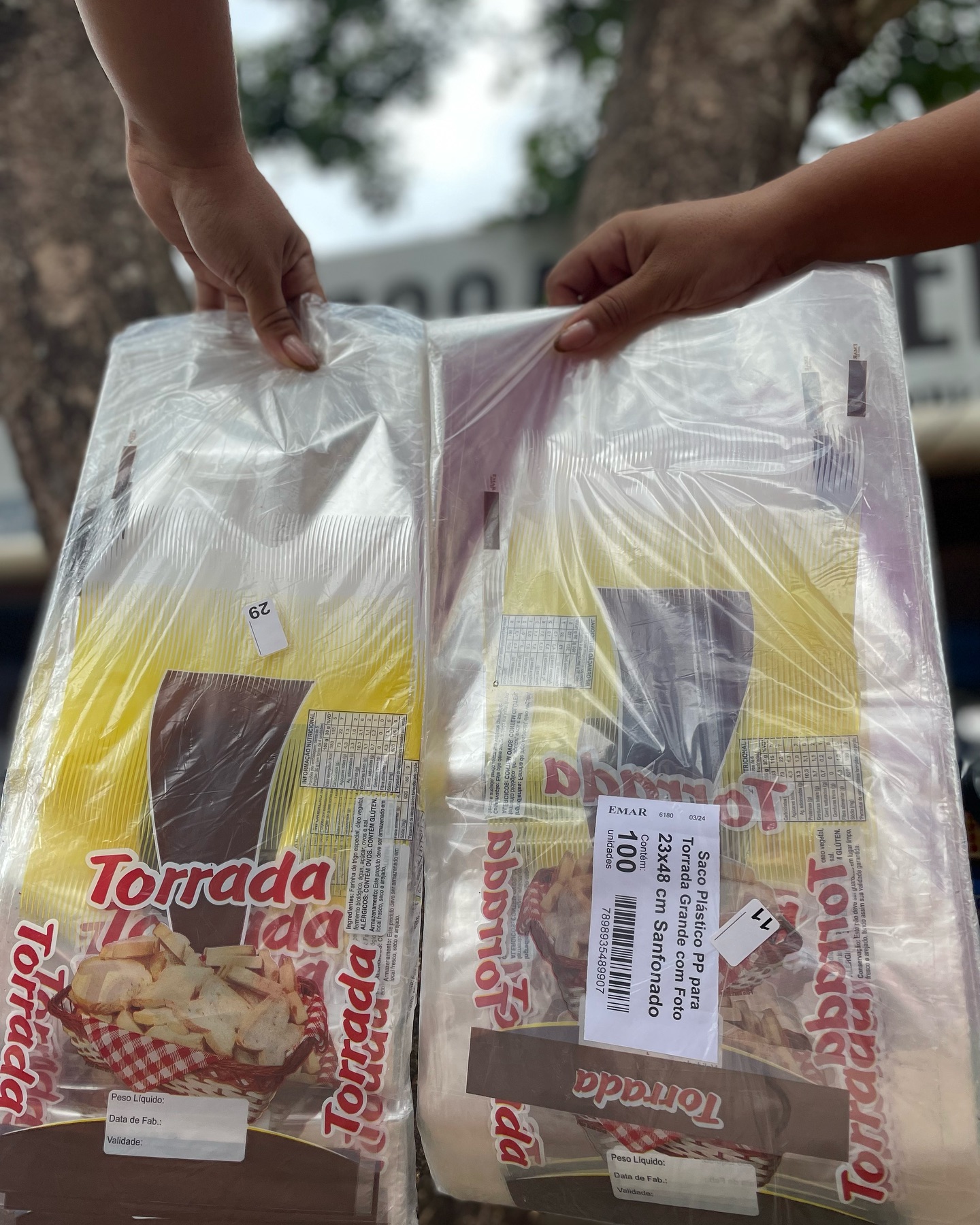 Saco para Torrada P, M, G - 100 Unidades