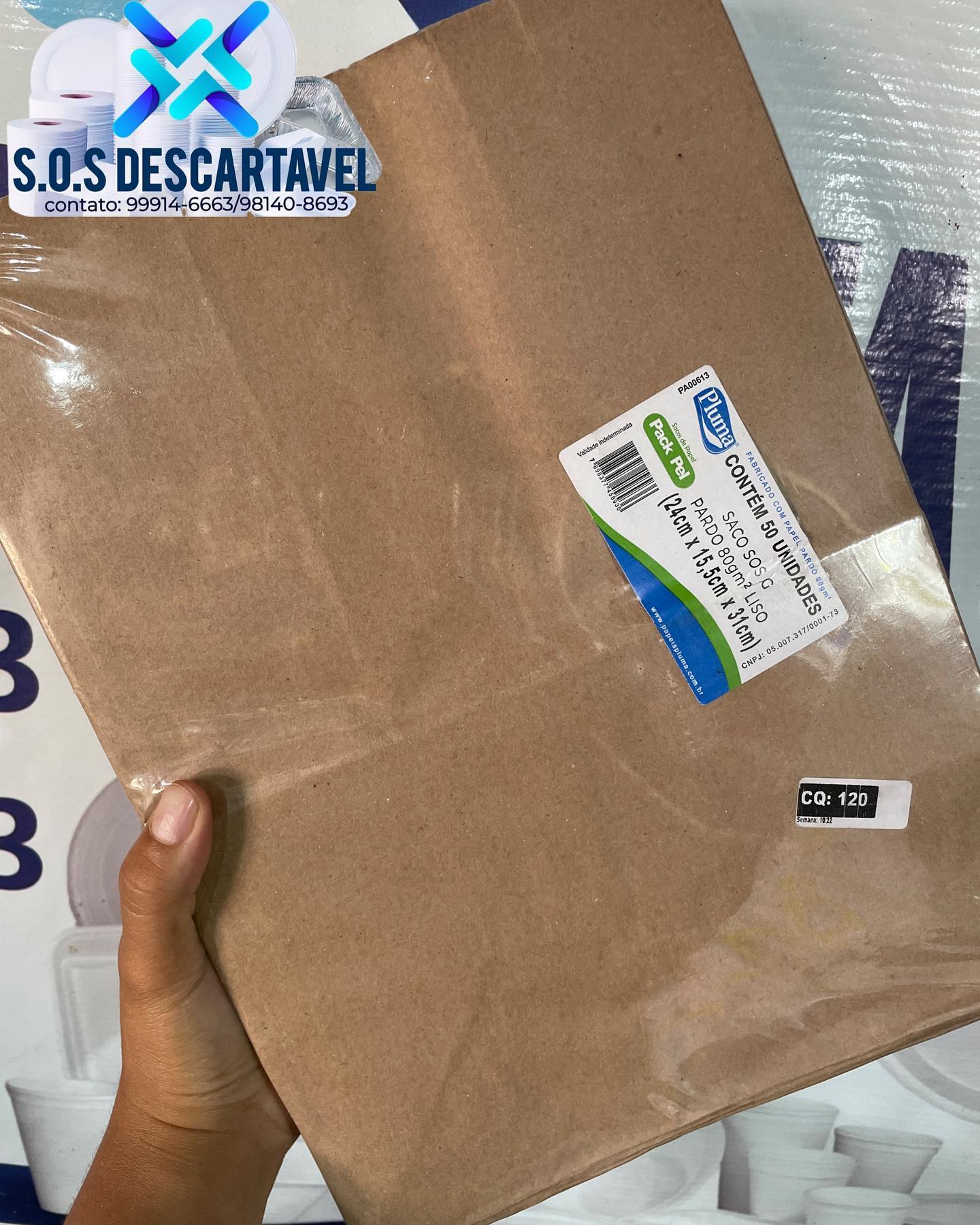 Saco SOS para Delivery